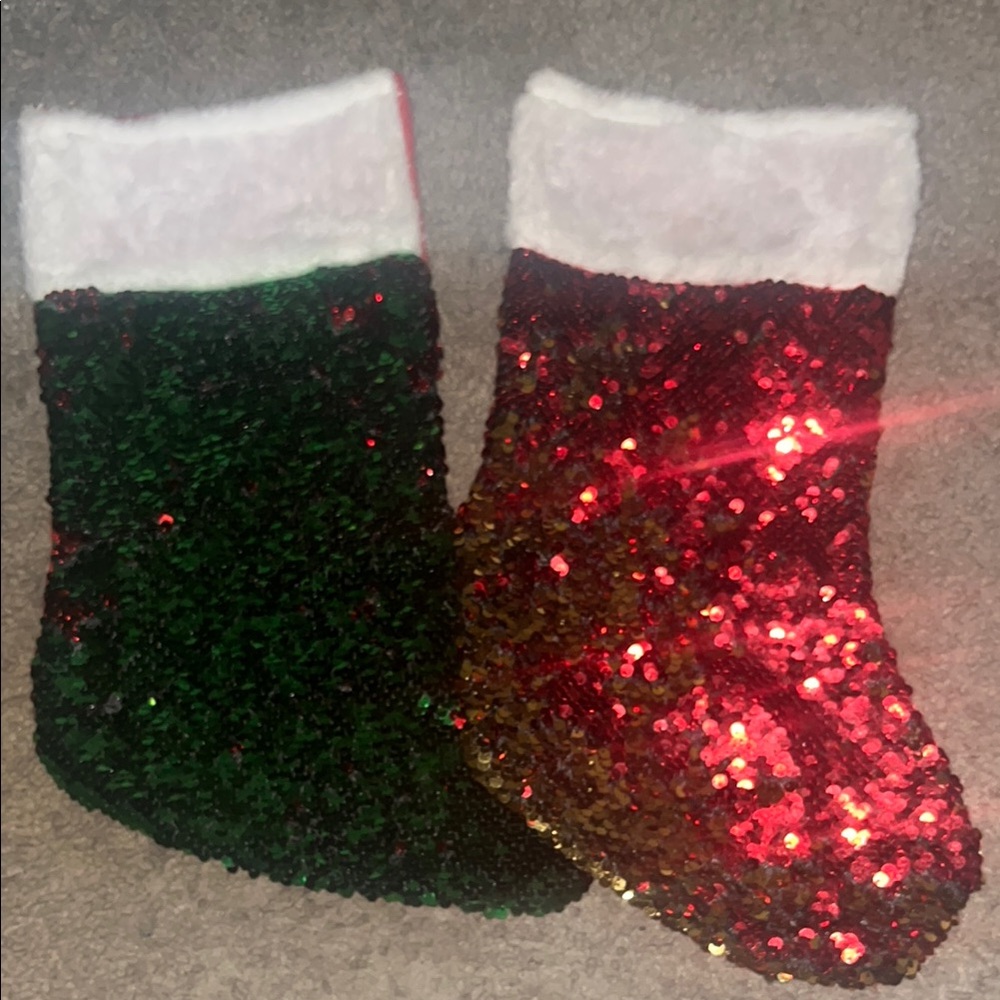 2 Sequin Stockings